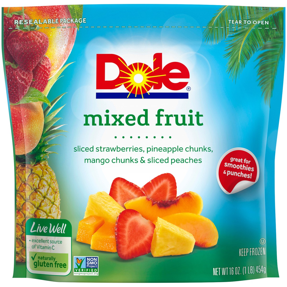 slide 1 of 9, Dole Mixed Fruit, 16 oz