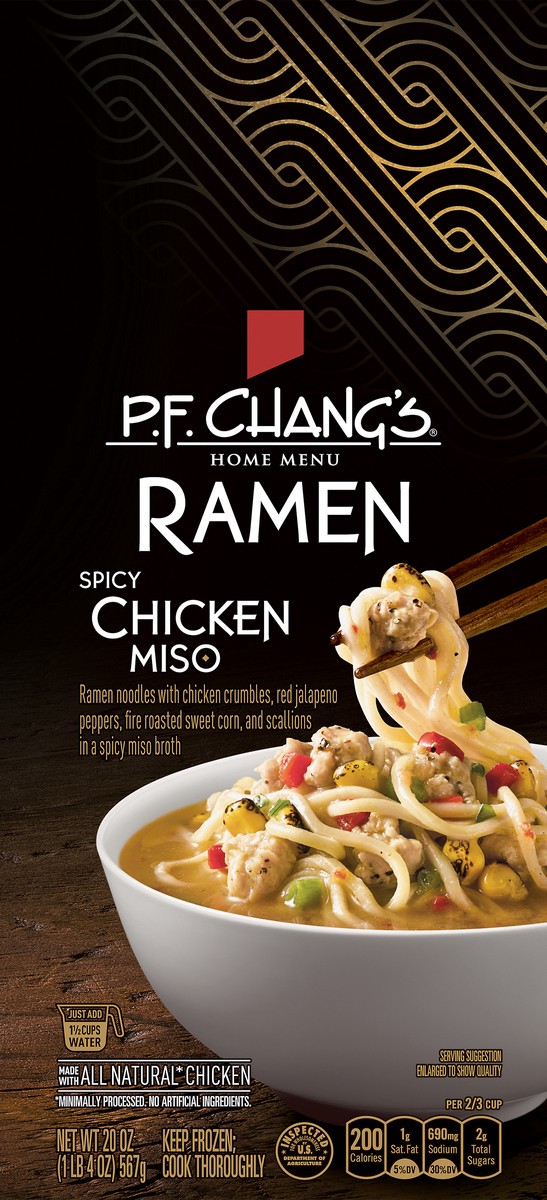 slide 11 of 12, P.F. Chang's Home Menu Spicy Chicken Miso Ramen 20 oz, 20 oz
