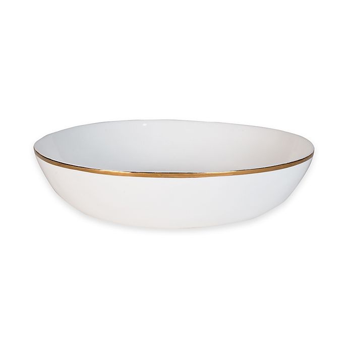 slide 1 of 1, Olivia & Oliver Harper Organic Shape Gold Vegetable Bowl, 1 ct