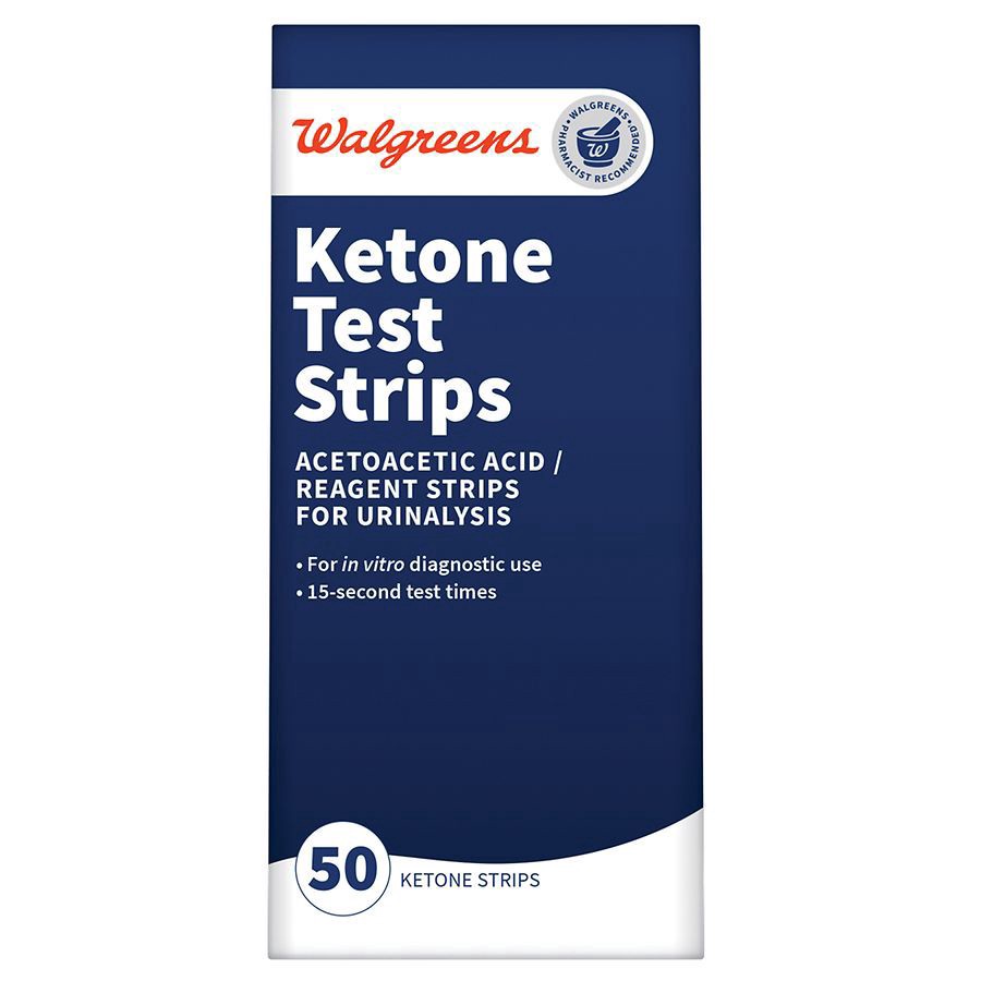 slide 1 of 5, Walgreens Ketone Test Strips for Urinalysis, 50 ct