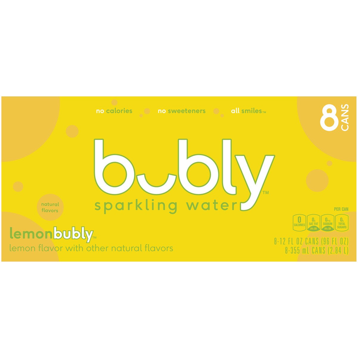 slide 5 of 6, bubly Flavored Water, 8 ct