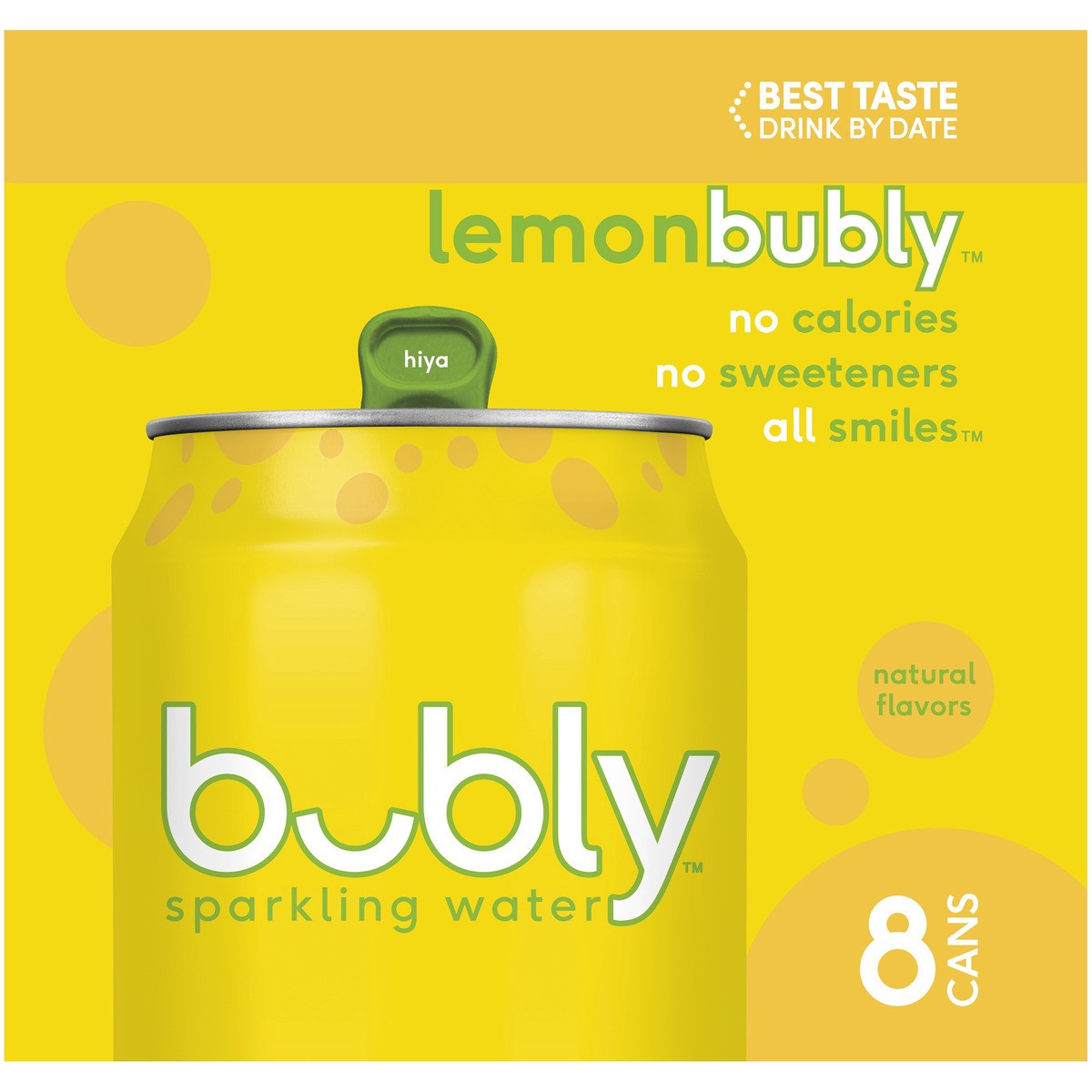 slide 6 of 6, bubly Flavored Water, 8 ct