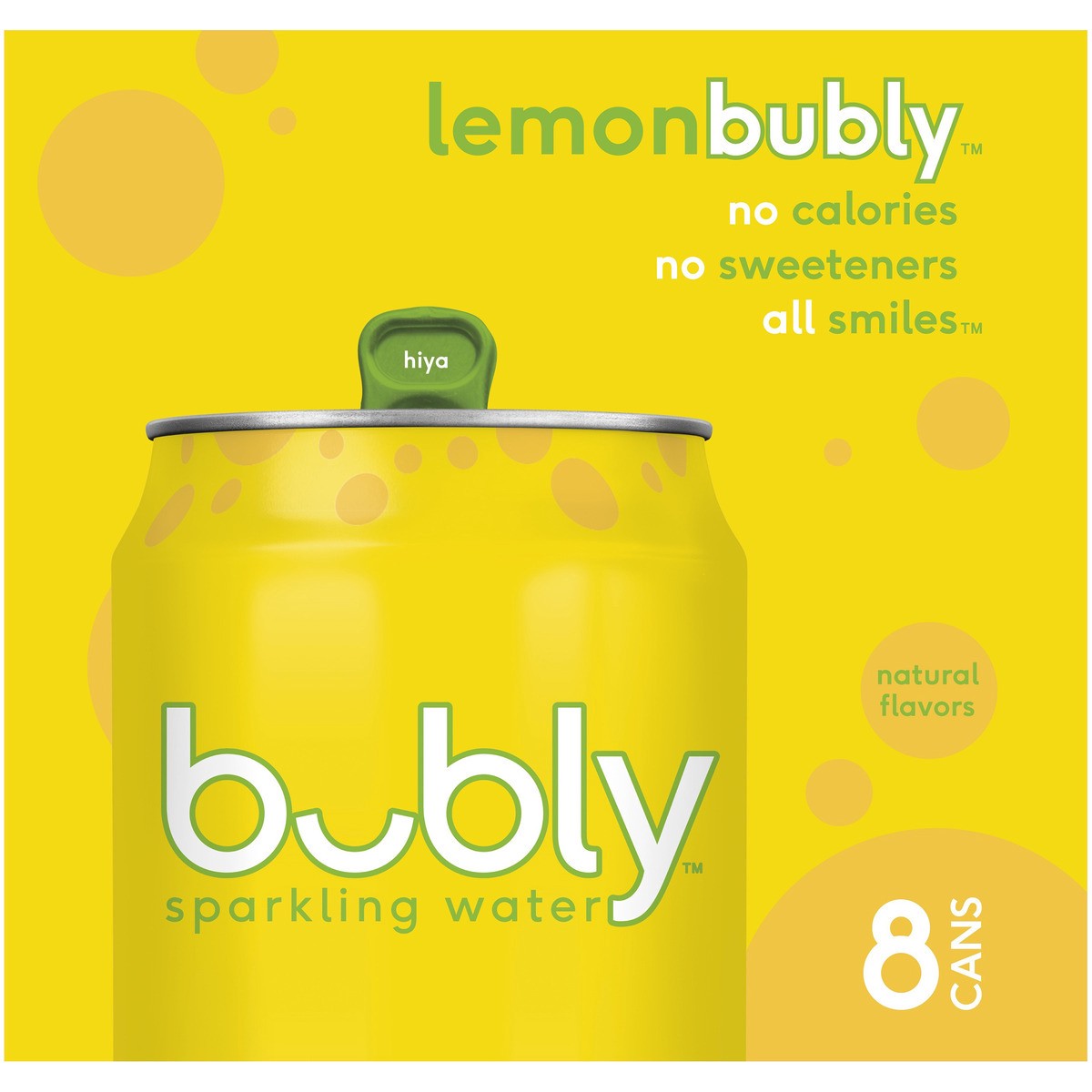 slide 3 of 6, bubly Flavored Water, 8 ct