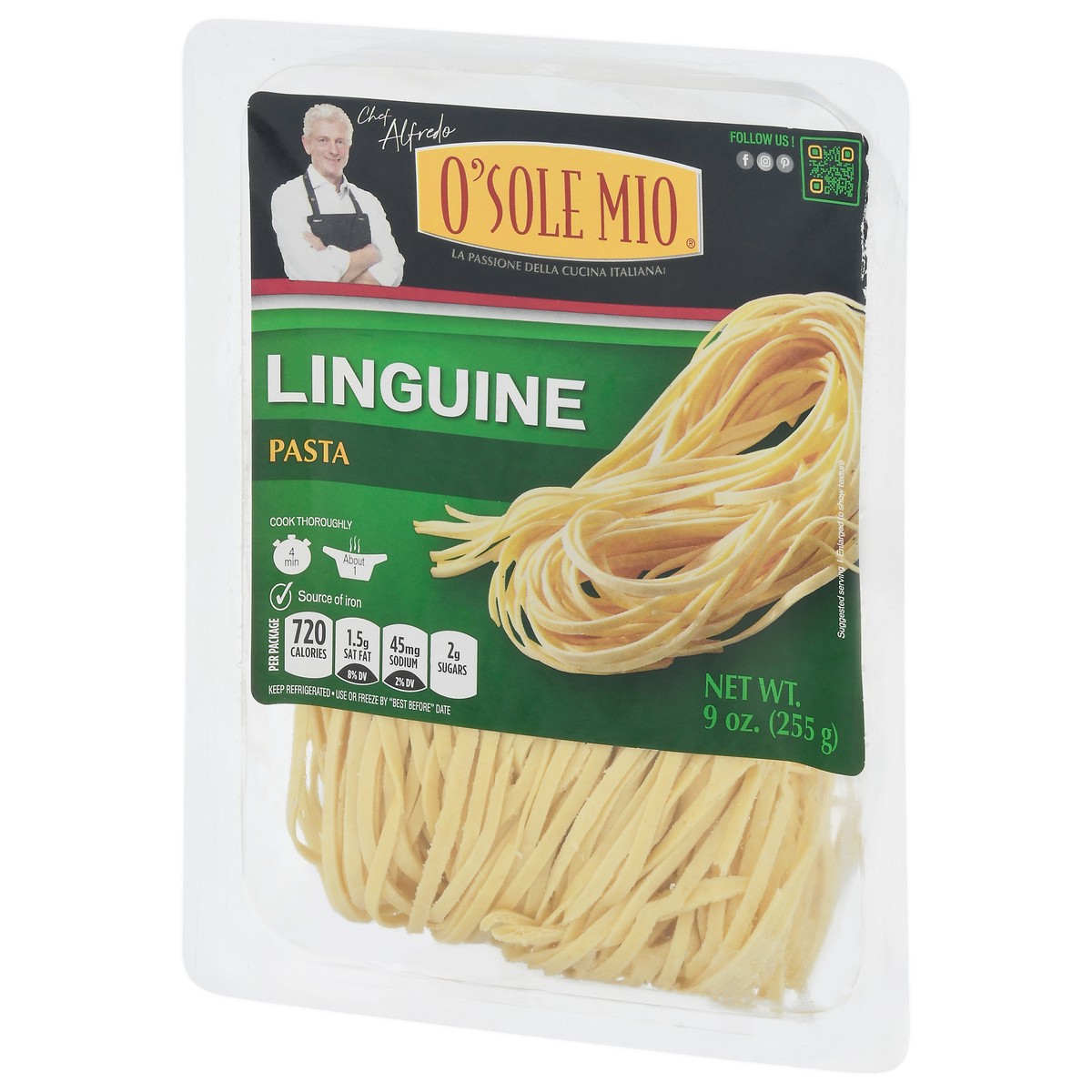 slide 9 of 13, O Sole Mio Linguini - 9 oz, 9 oz