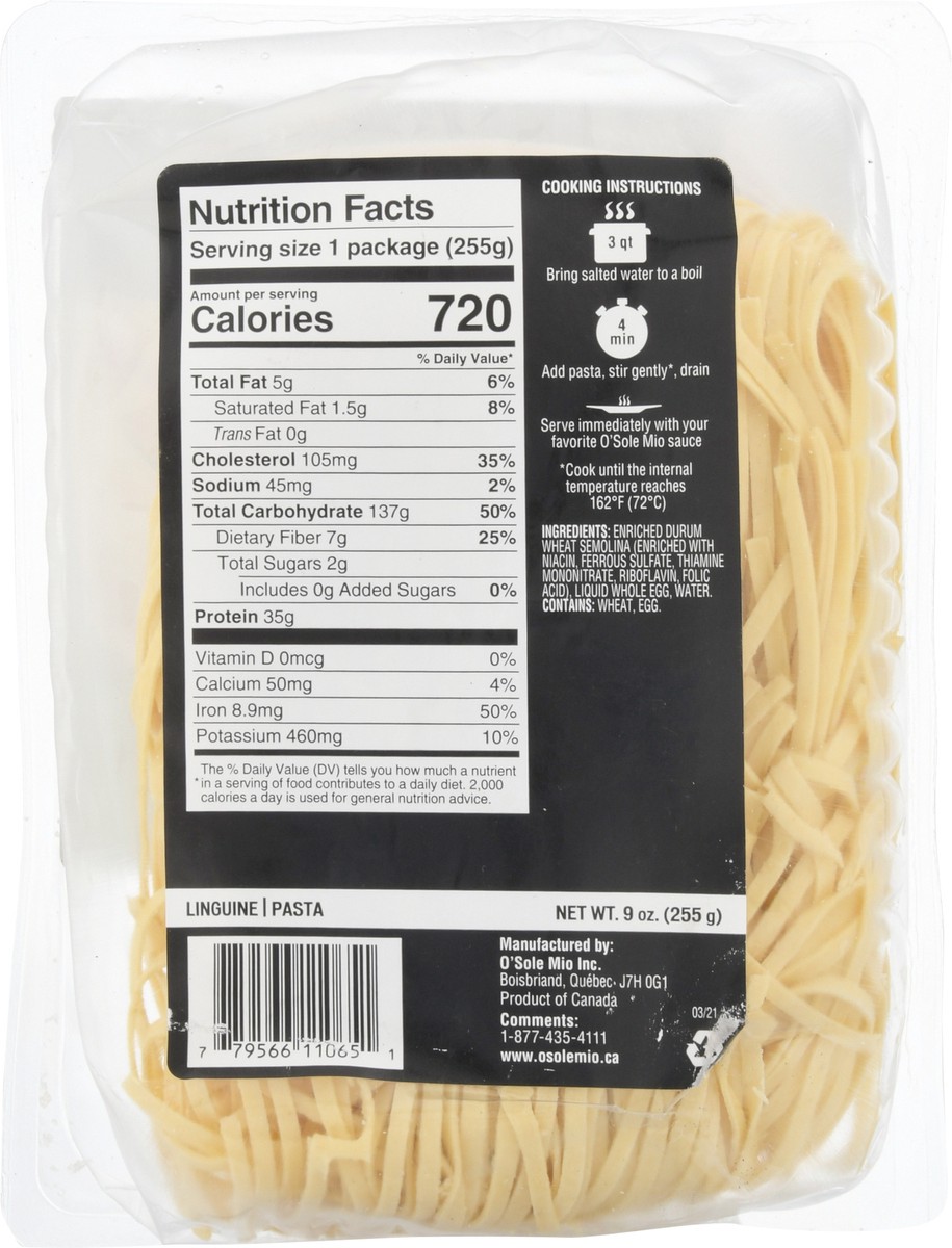 slide 11 of 13, O Sole Mio Linguini - 9 oz, 9 oz