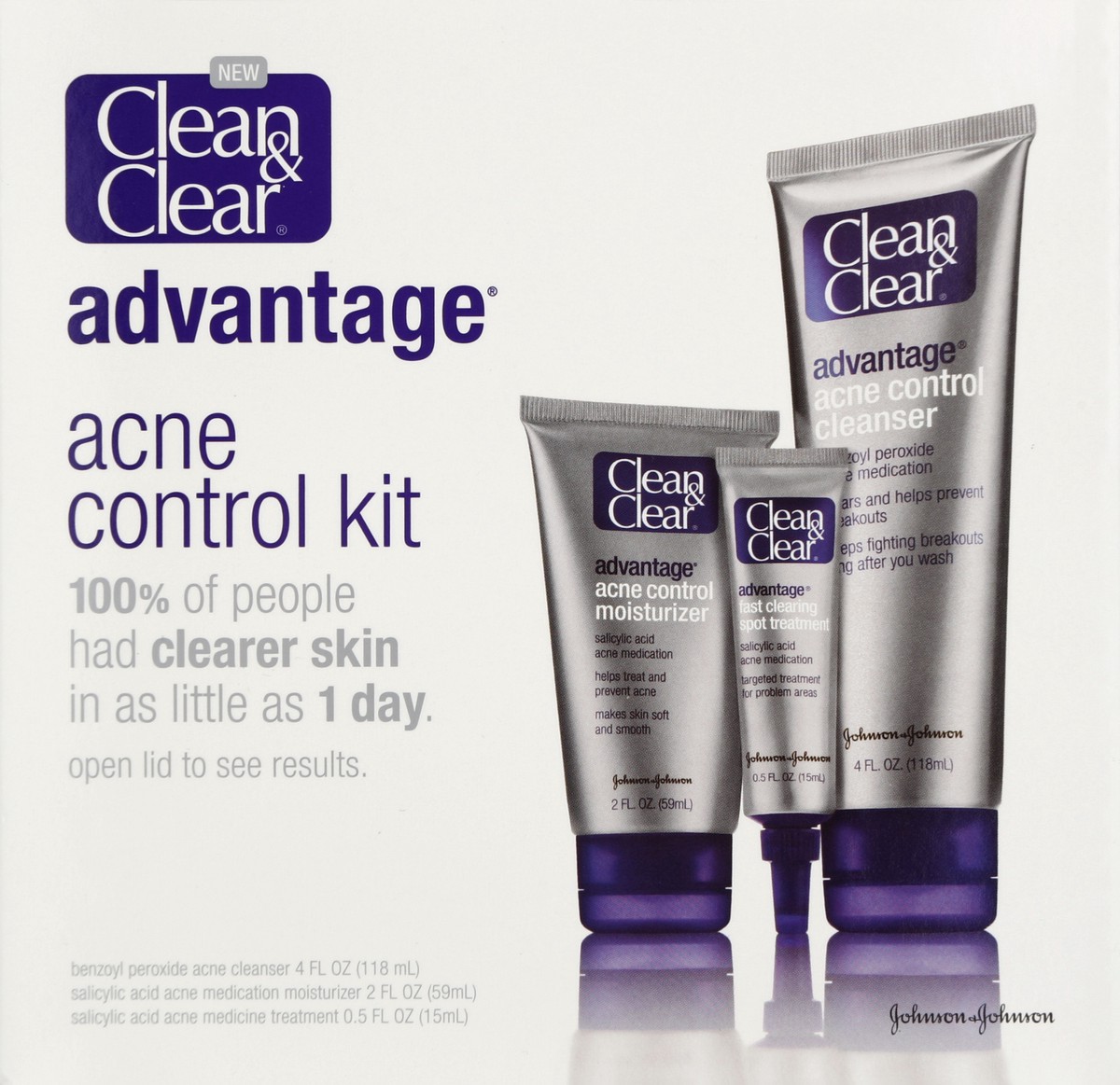 slide 5 of 6, Clean & Clear Acne Control Kit 1 ea, 1 ct