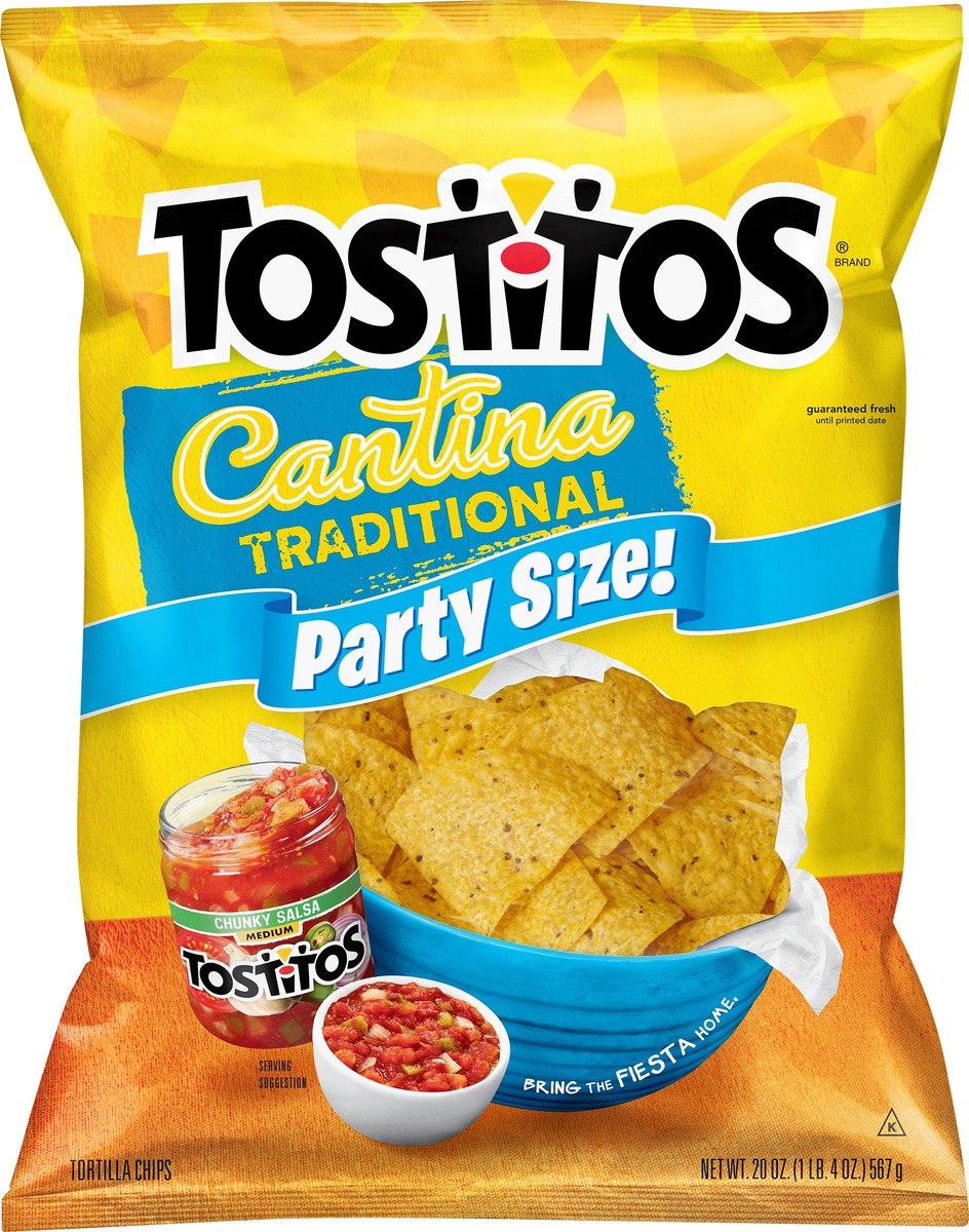 slide 4 of 5, Tostitos Tortilla Chips Traditional 20 Oz, 20 oz