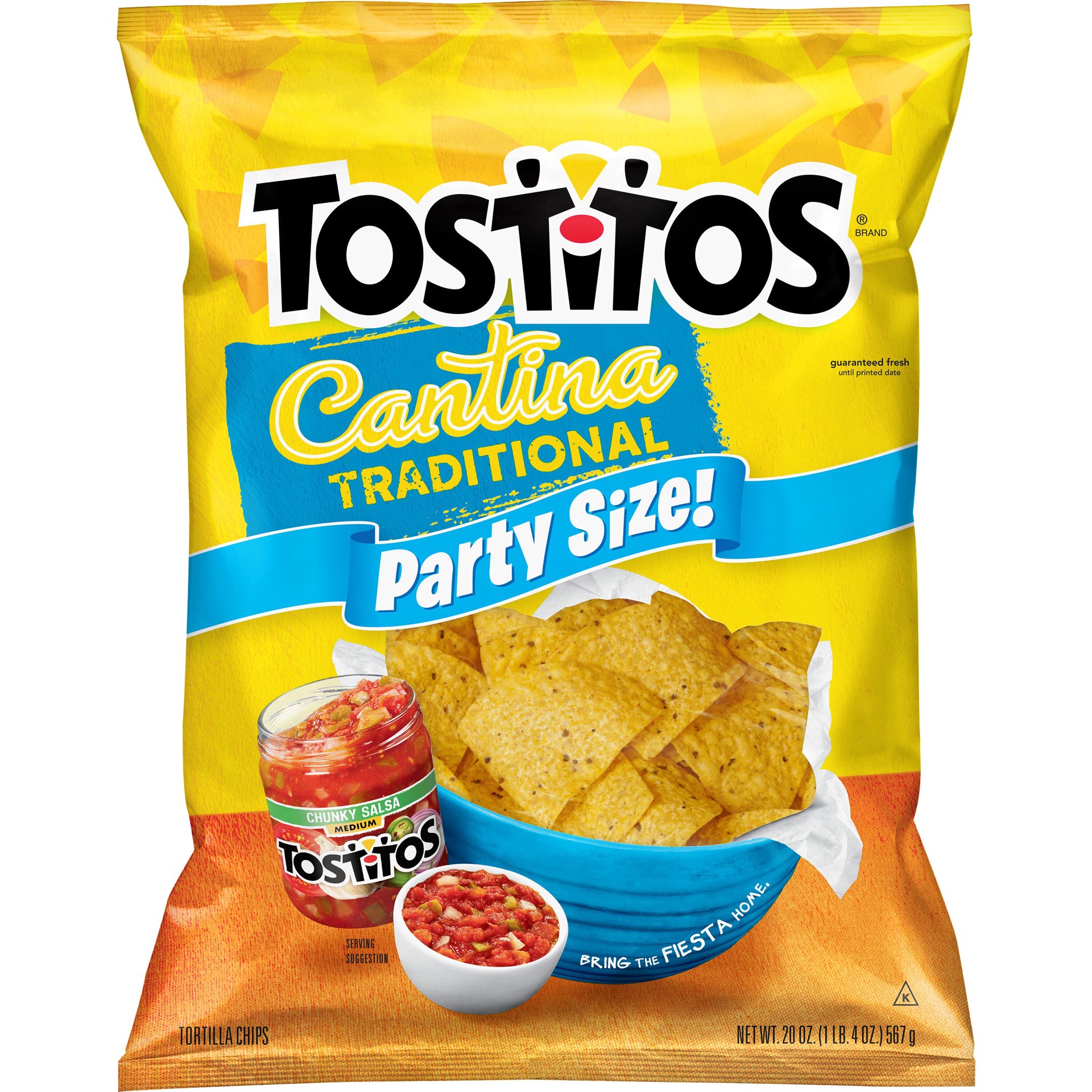 slide 1 of 5, Tostitos Tortilla Chips Traditional 20 Oz, 20 oz