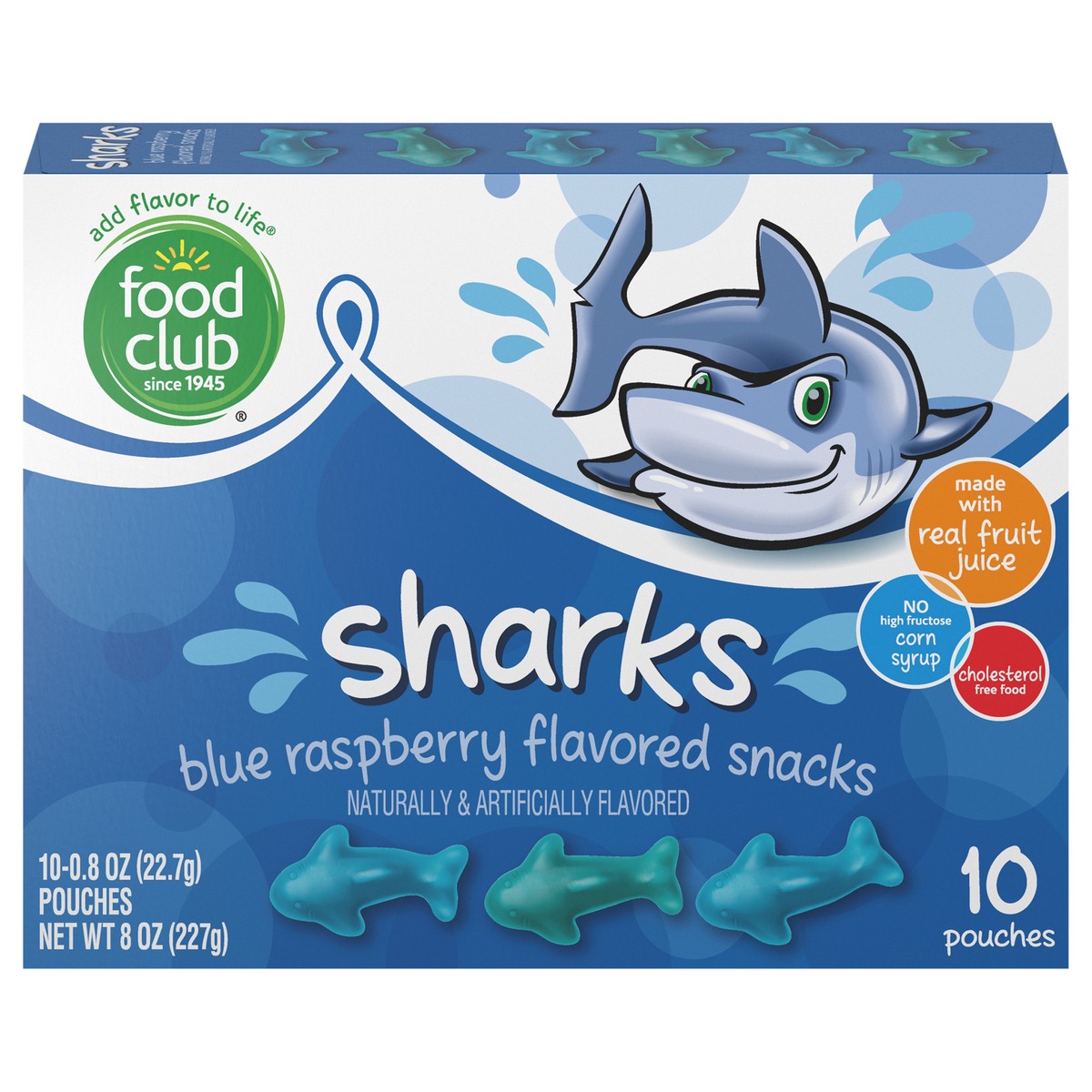 slide 2 of 15, Fclub Frt Snk Shark, 8 oz