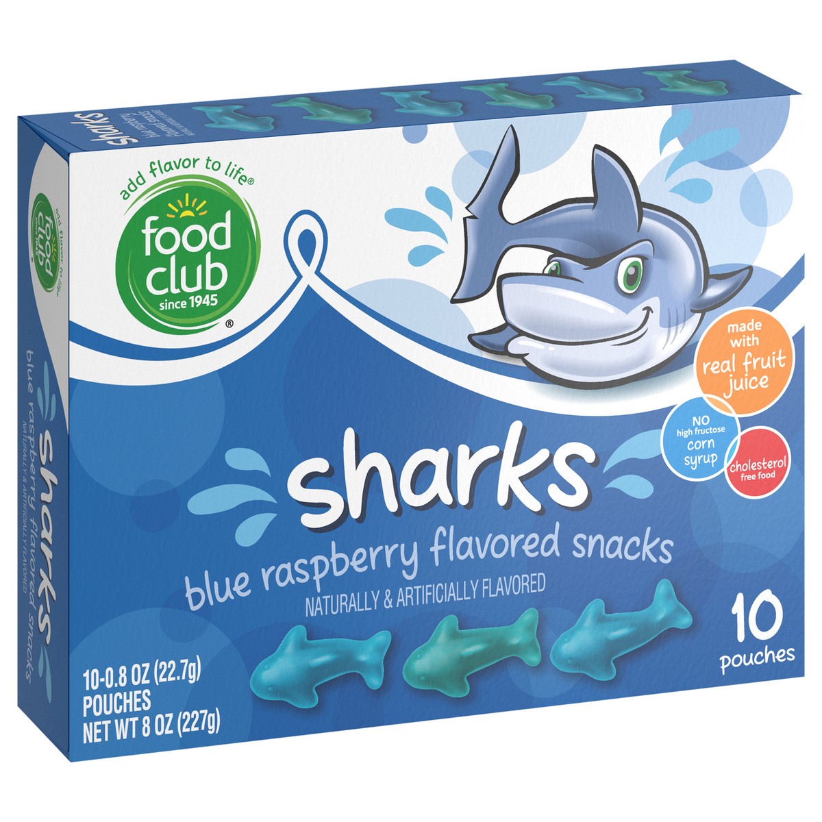 slide 3 of 15, Fclub Frt Snk Shark, 8 oz