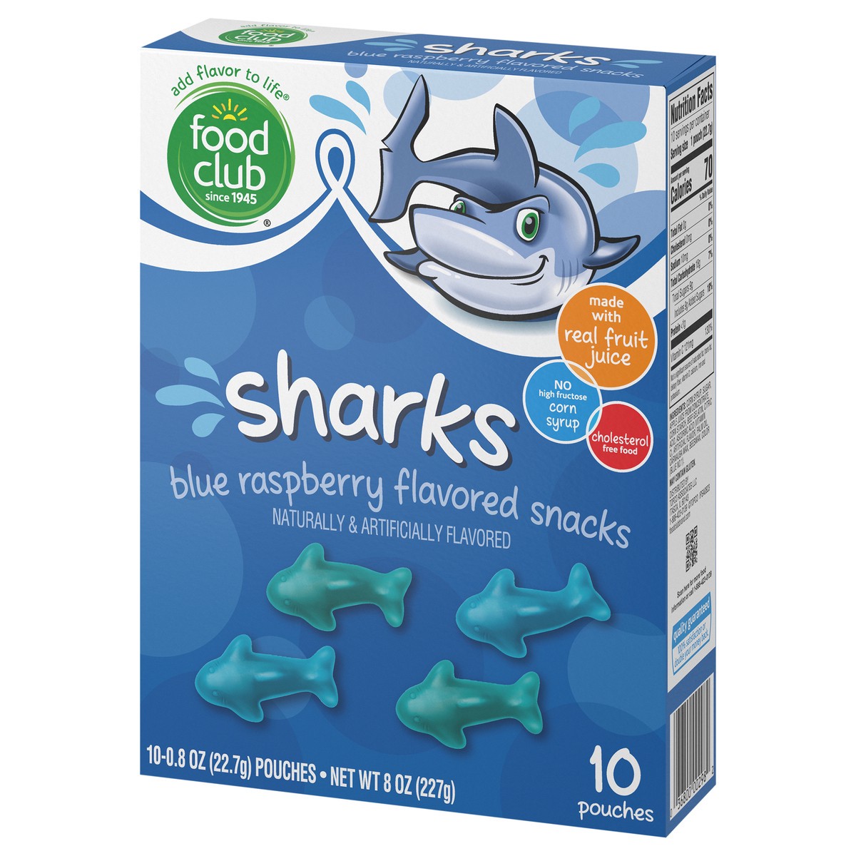 slide 6 of 15, Fclub Frt Snk Shark, 8 oz