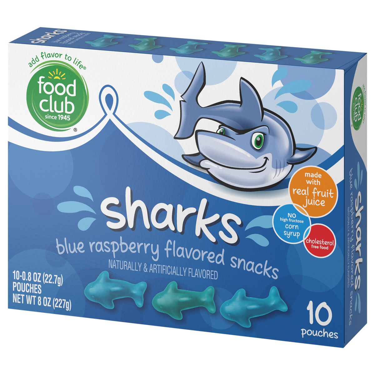 slide 7 of 15, Fclub Frt Snk Shark, 8 oz