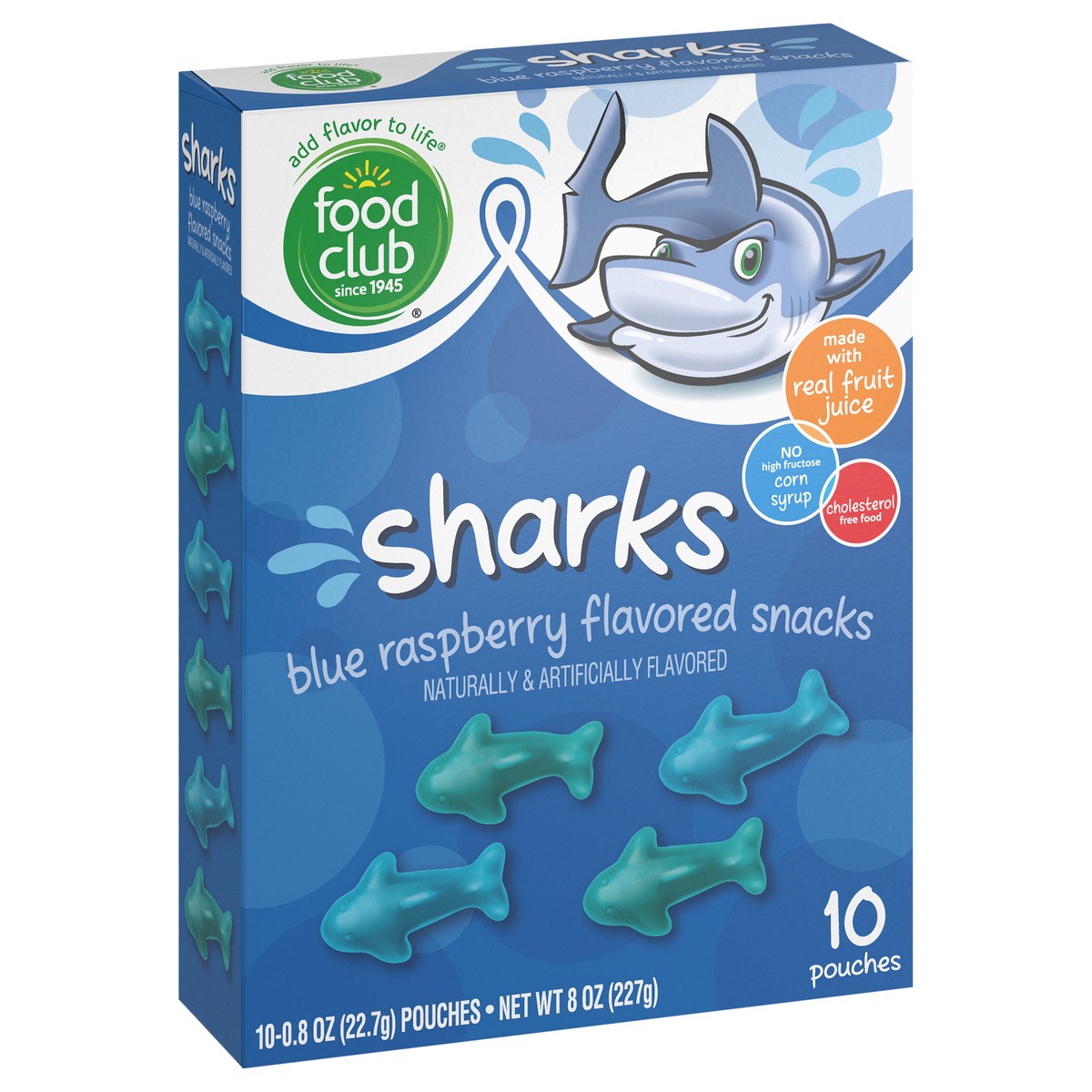 slide 15 of 15, Fclub Frt Snk Shark, 8 oz