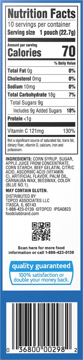 slide 11 of 15, Fclub Frt Snk Shark, 8 oz