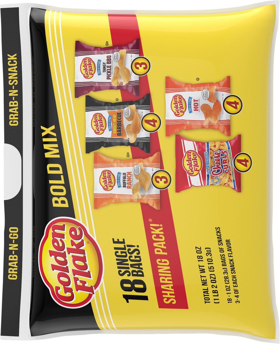 slide 3 of 6, Golden Flake Goldnf 18Ct Classc Mix, 18 oz