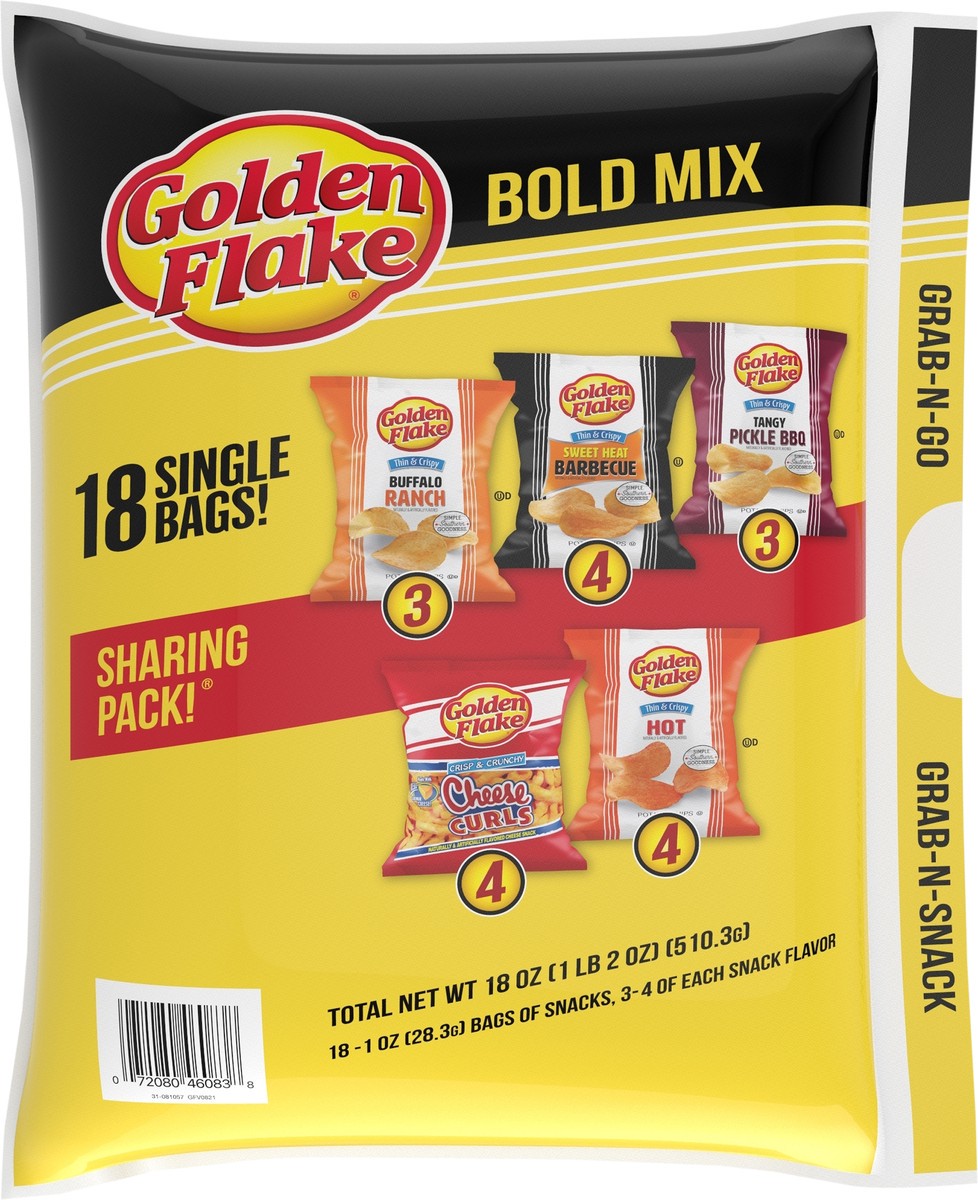 slide 4 of 6, Golden Flake Goldnf 18Ct Classc Mix, 18 oz