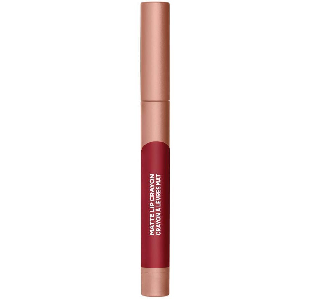 slide 4 of 4, L'Oréal Infallible Matte Lip Crayon, Brulee Everyday, 0.04 oz