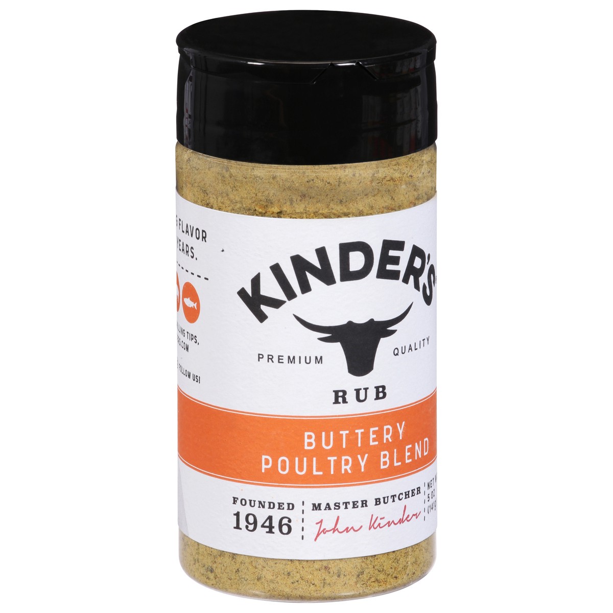 slide 8 of 9, Kinder's Buttery Poultry Blend Rub 5 oz, 5 oz