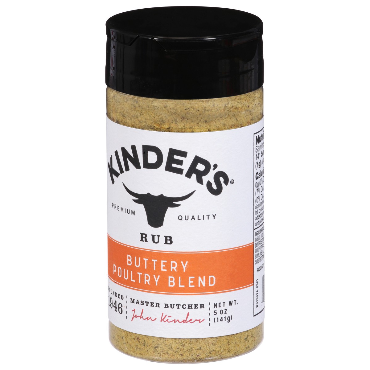 slide 5 of 9, Kinder's Buttery Poultry Blend Rub 5 oz, 5 oz