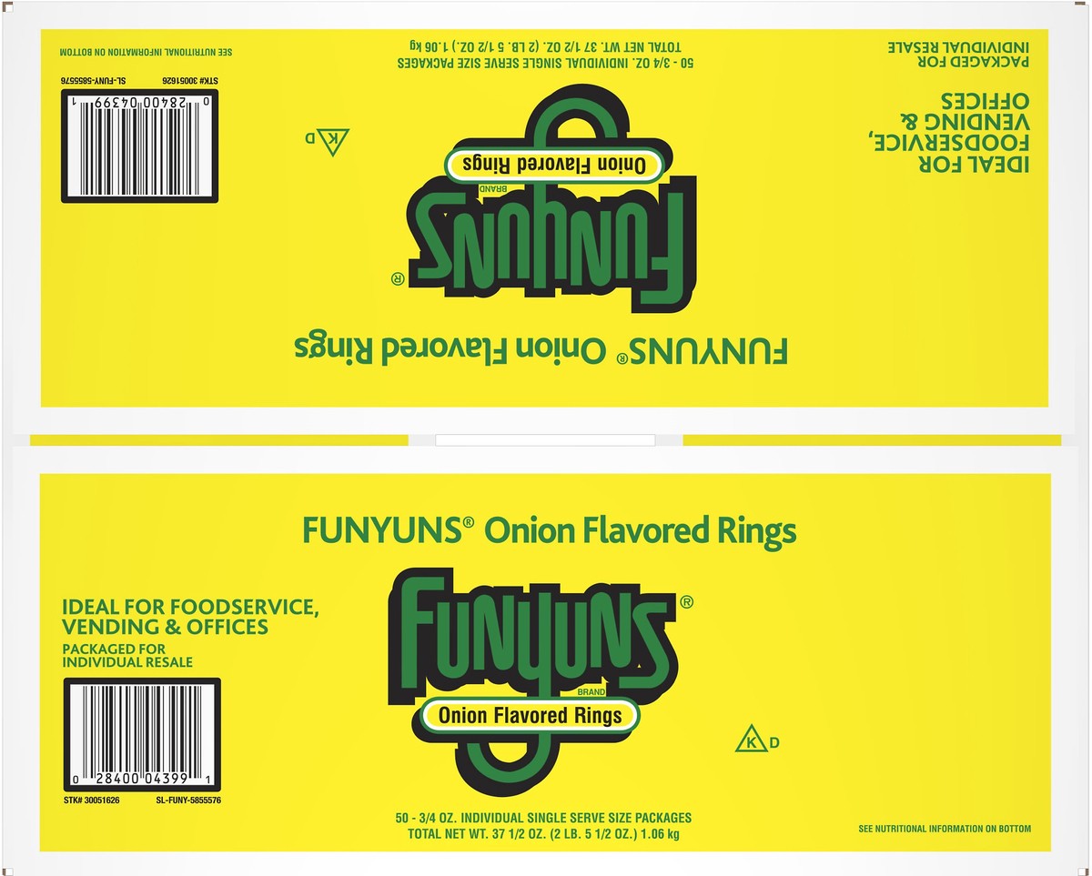 slide 2 of 9, Funyuns Rings, Onion Flavored, 50 ct