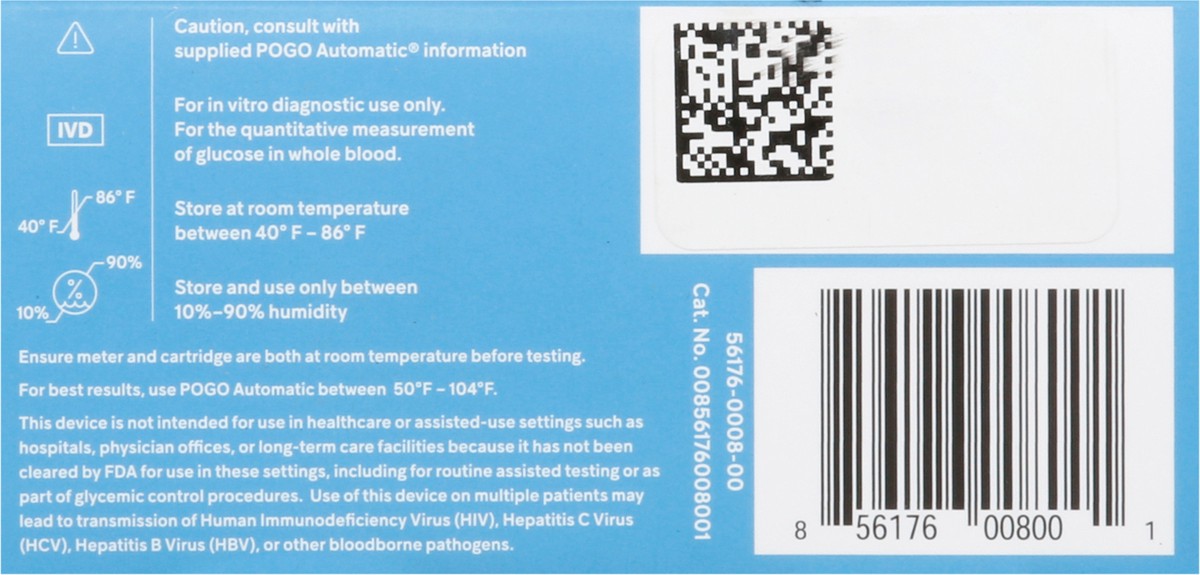 slide 4 of 9, Pogo Automatic Blood Glucose Monitoring System, 1 ct