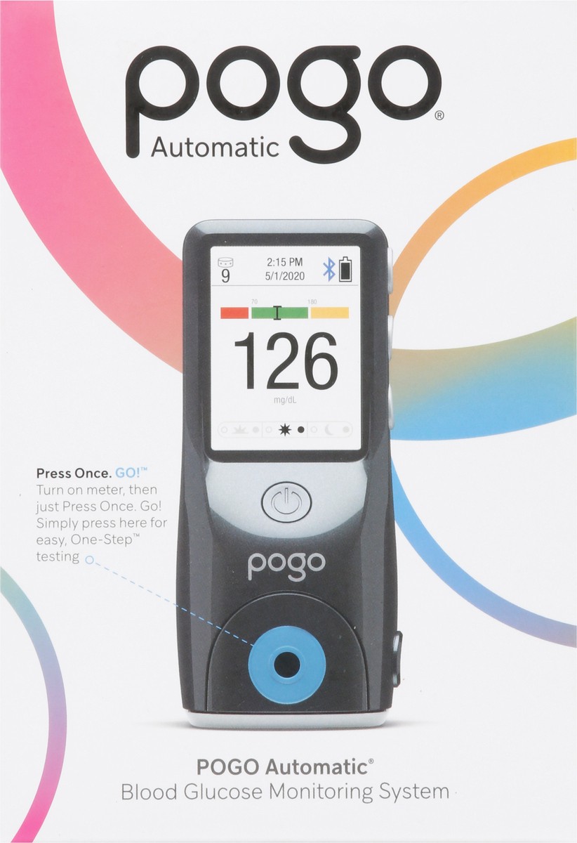 slide 6 of 9, Pogo Automatic Blood Glucose Monitoring System, 1 ct