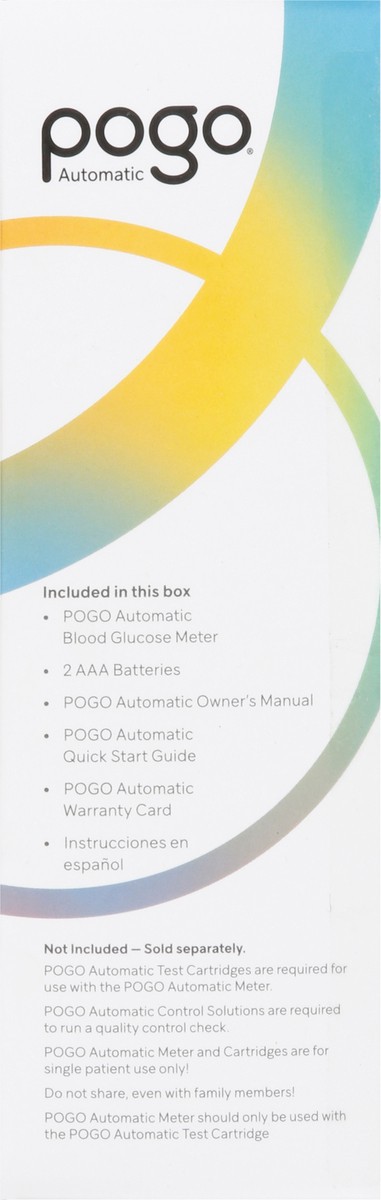 slide 8 of 9, Pogo Automatic Blood Glucose Monitoring System, 1 ct