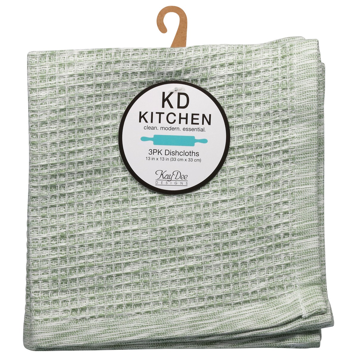 slide 12 of 12, Kay Dee Dishcloth Green Tea, 3 ct