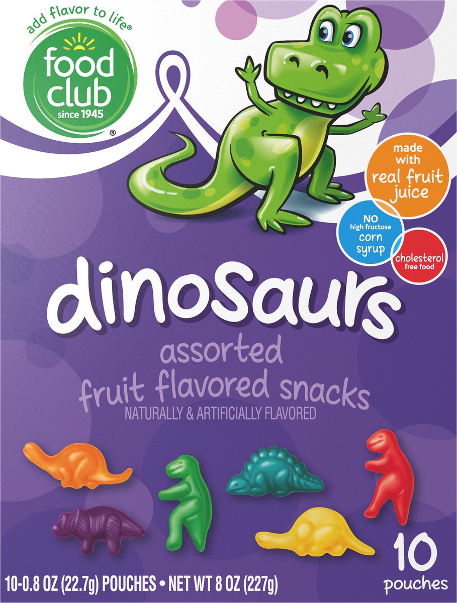 slide 8 of 15, Fclub Frt Snk Dinosaurs, 8 oz