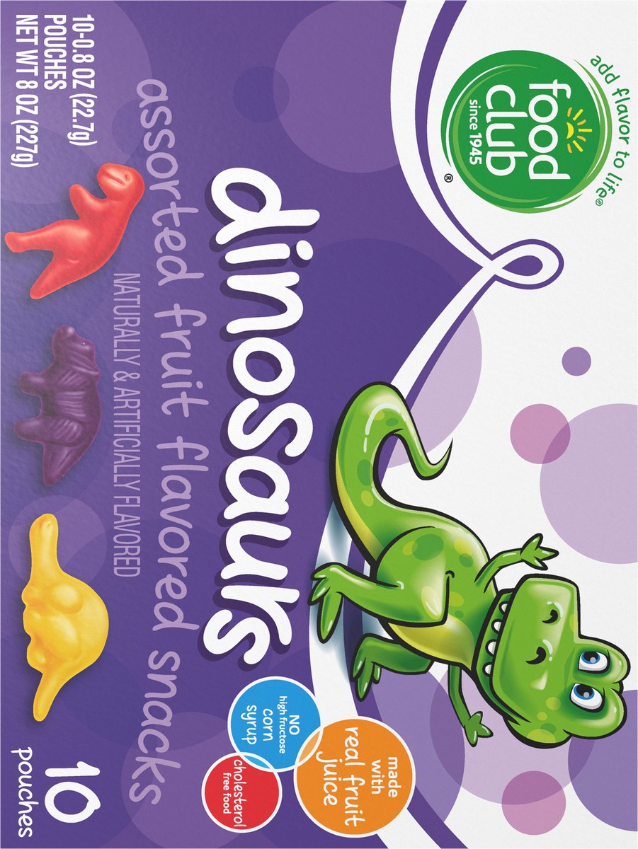 slide 15 of 15, Fclub Frt Snk Dinosaurs, 8 oz