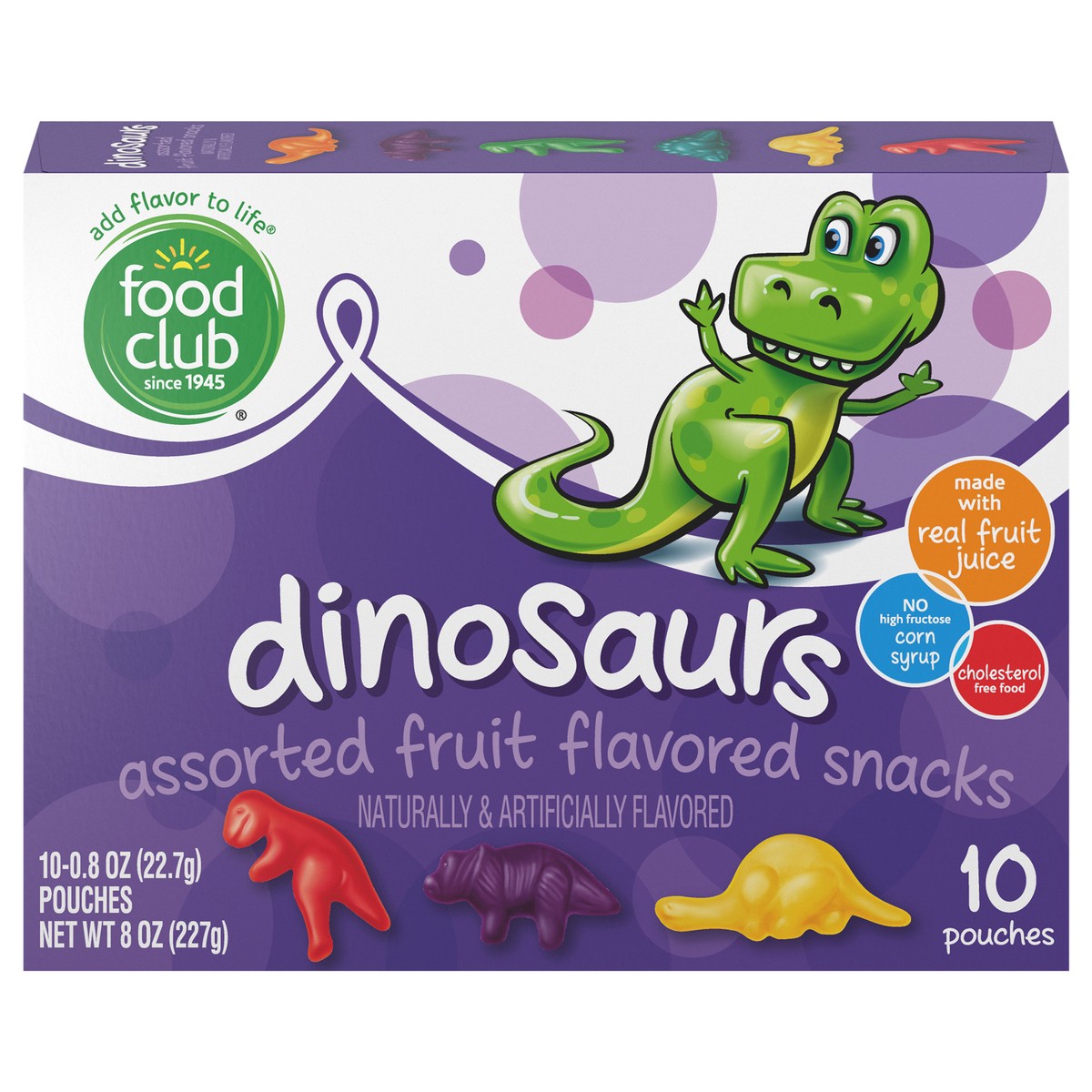 slide 4 of 15, Fclub Frt Snk Dinosaurs, 8 oz
