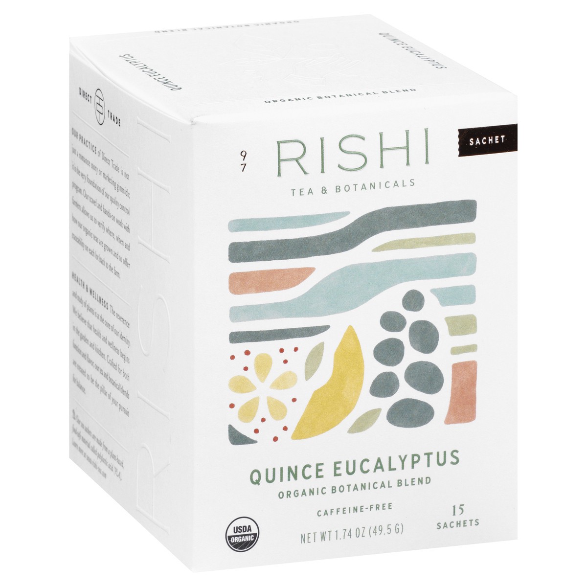 slide 8 of 12, Rishi Caffeine-Free Organic Sachets Quince Eucalyptus Tea - 15 ct, 15 ct