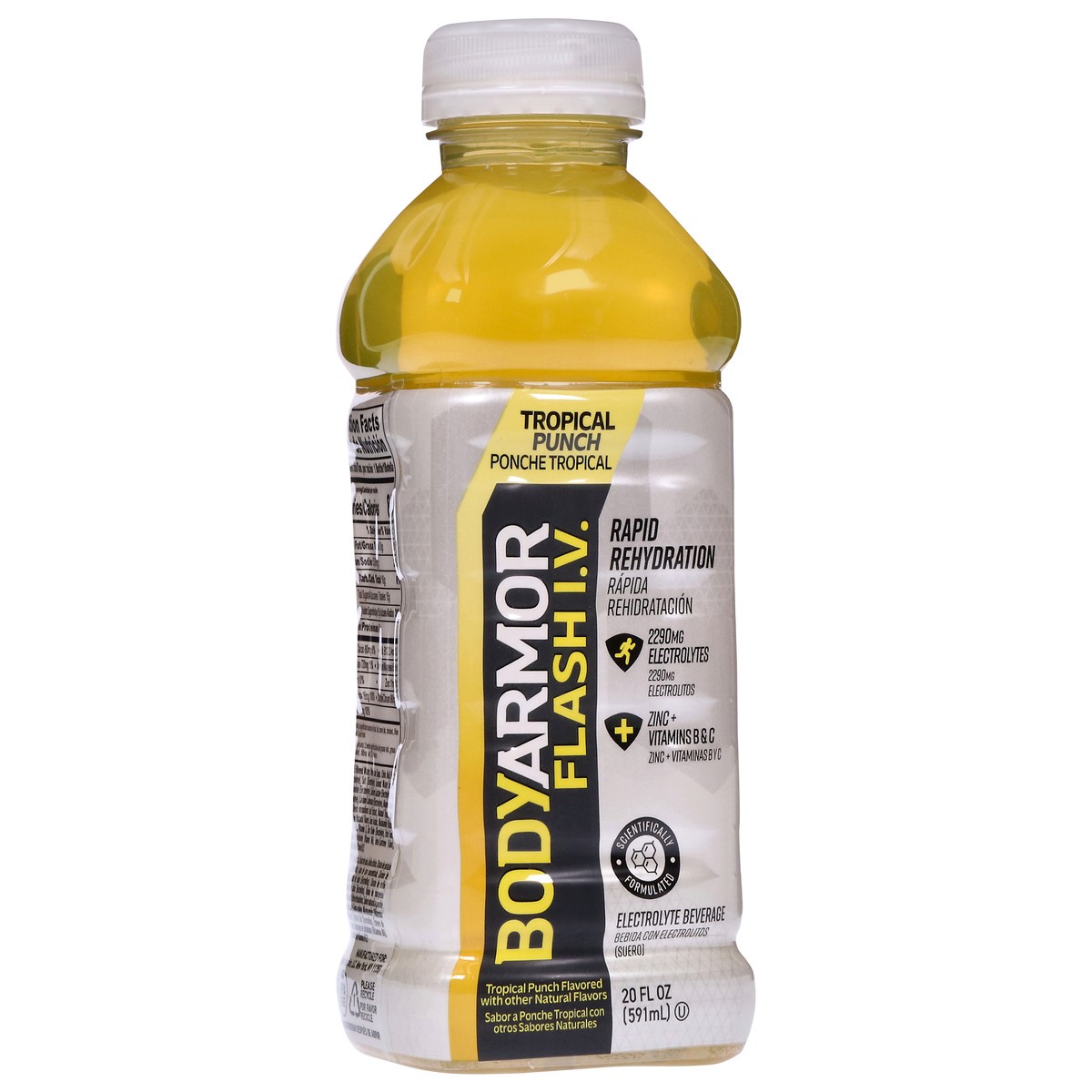 slide 4 of 9, BODYARMOR Flash I.V. Tropical Punch Electrolyte Beverage - 20 fl oz, 20 fl oz