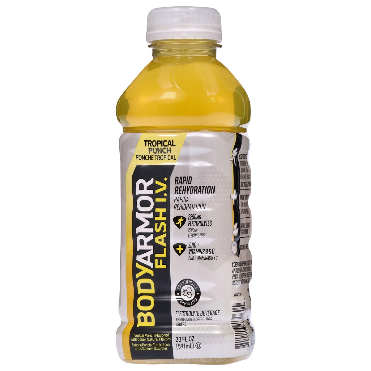 slide 6 of 9, BODYARMOR Flash I.V. Tropical Punch Electrolyte Beverage - 20 fl oz, 20 fl oz