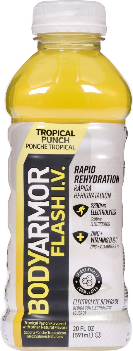 slide 8 of 9, BODYARMOR Flash I.V. Tropical Punch Electrolyte Beverage - 20 fl oz, 20 fl oz