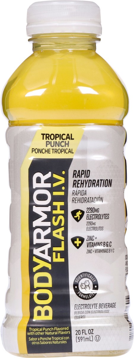 slide 9 of 9, BODYARMOR Flash I.V. Tropical Punch Electrolyte Beverage - 20 fl oz, 20 fl oz