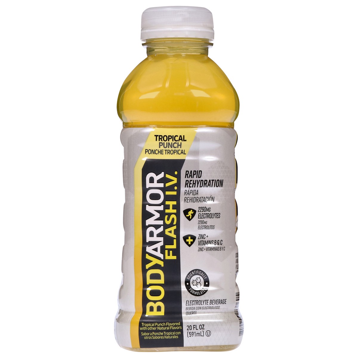 slide 1 of 9, BODYARMOR Flash I.V. Tropical Punch Electrolyte Beverage - 20 fl oz, 20 fl oz