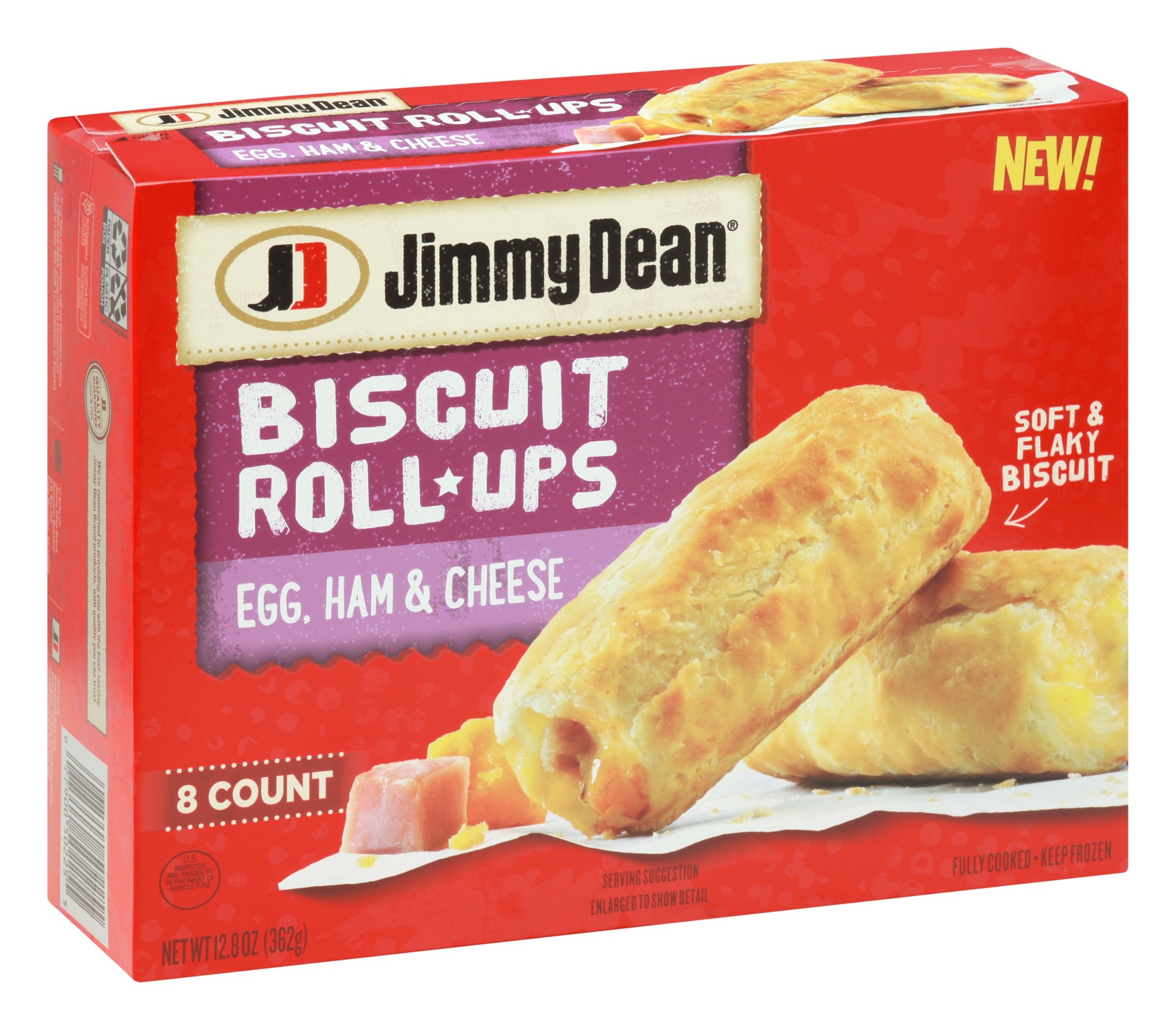 Jimmy dean egg ham cheese biscuit roll ups 8 ct shipt