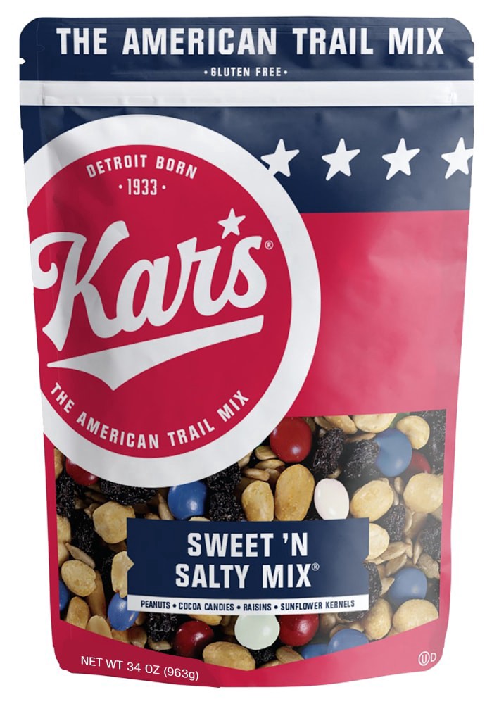 slide 3 of 3, Kar's Sweet 'N Salty Trail Mix 34 oz, 34 oz