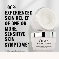 slide 5 of 22, Olay Sensitive Eczema Therapy Face Moisturizer Skin Relief Cream, 1.7 fl oz Fragrance-Free Skin Care Treatment with Colloidal Oatmeal, 1.7 oz