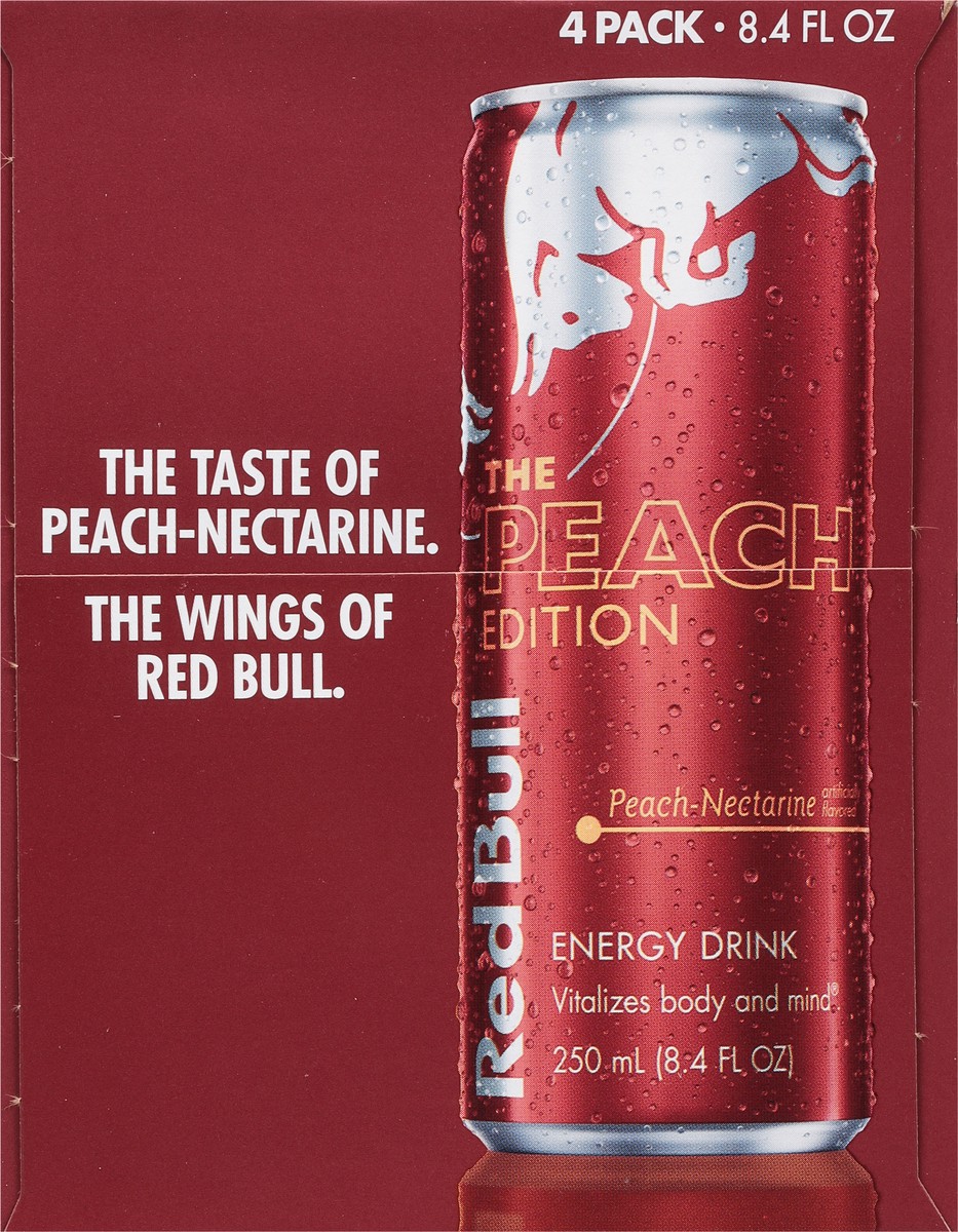 slide 8 of 9, Red Bull Peach - 4 ct, 4 ct