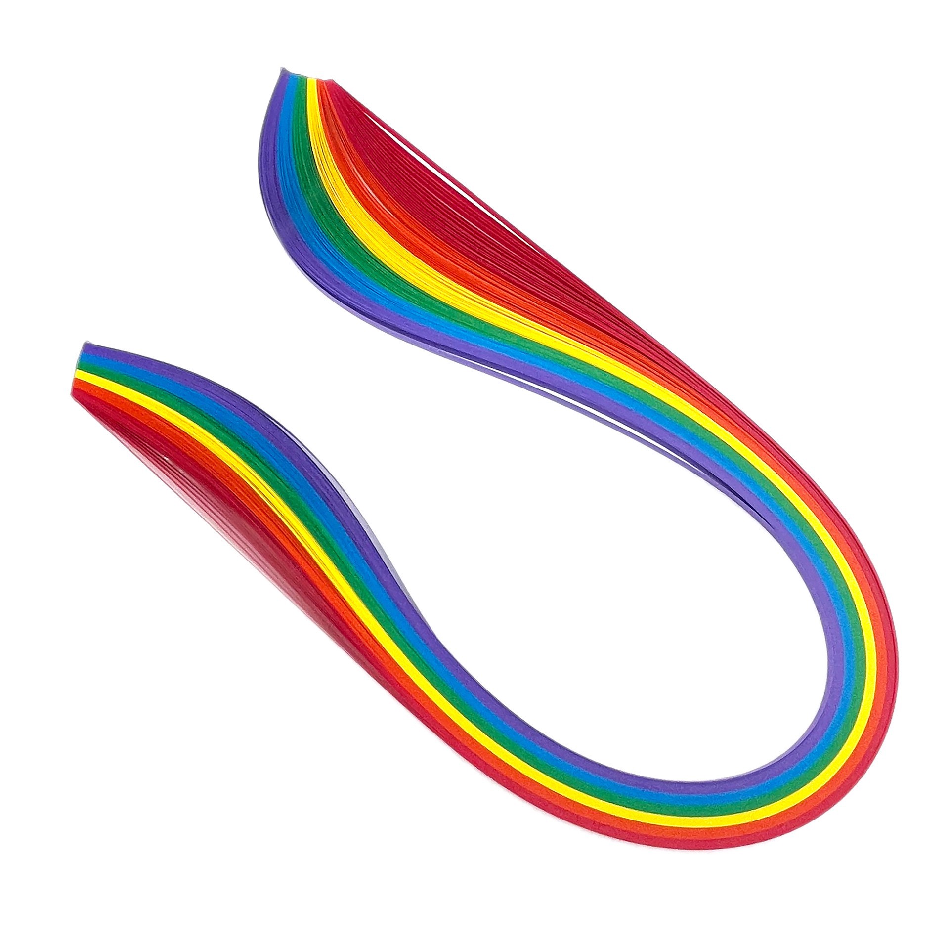 slide 4 of 5, Quilled Creations 1/8" Rainbow Mix Quilling Paper, 100ct., 100 ct