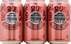 Dr. Brown's Black Cherry Diet Soda - 6 ct; 12 fl oz