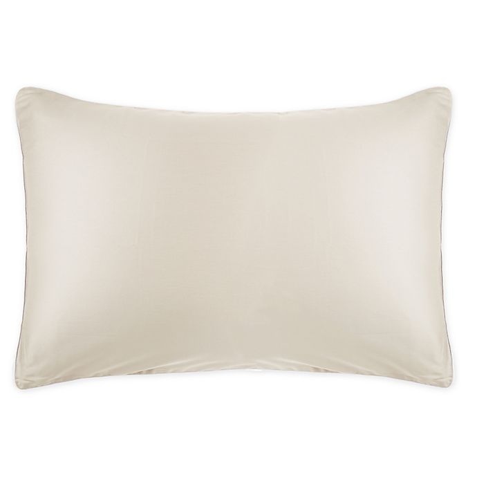 slide 1 of 1, Frette At Home Post Modern King Pillow Sham - Stone/White, 1 ct