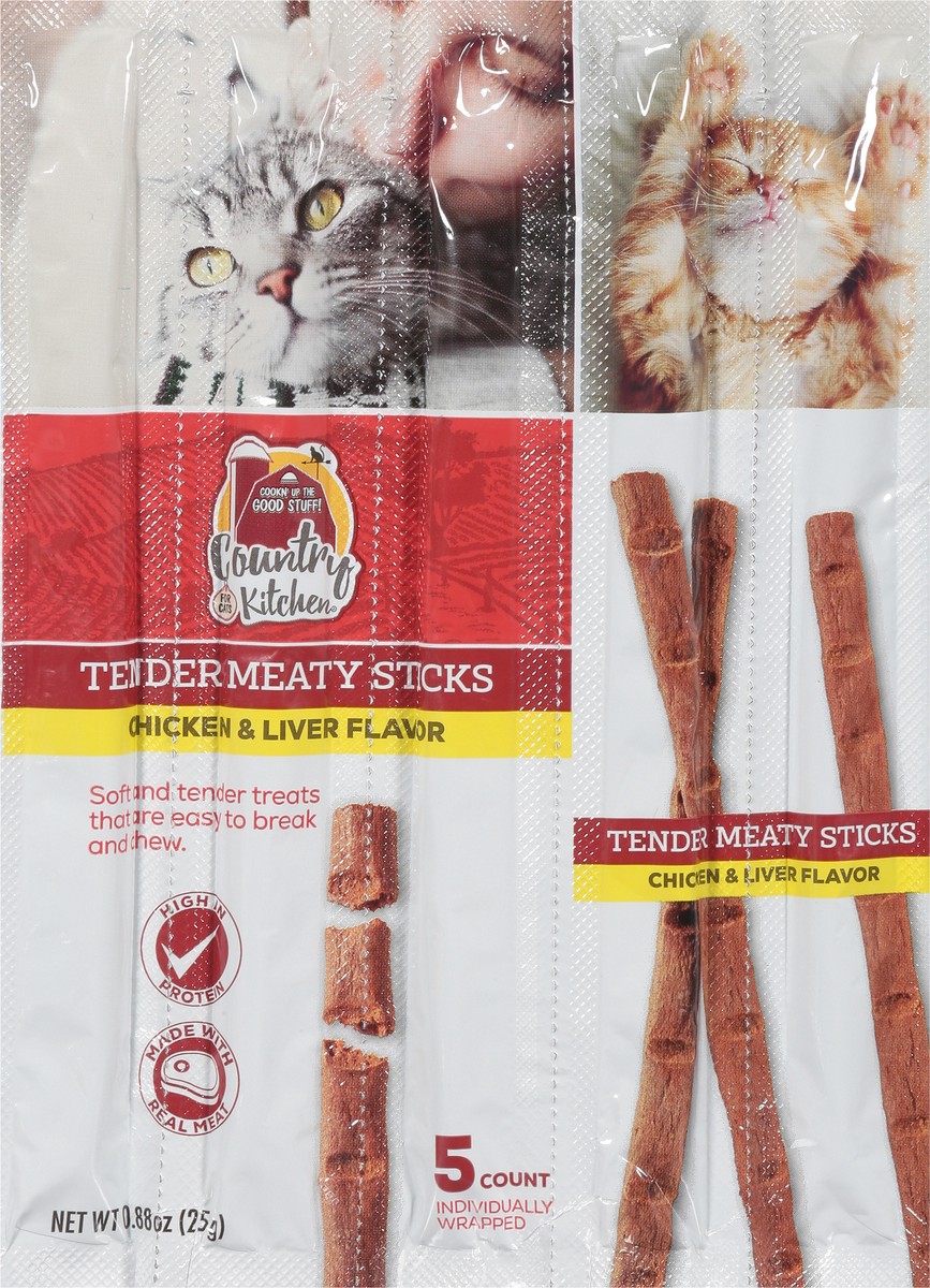 slide 6 of 14, Country Kitchen Chicken & Liver Flavor Tender Meaty Sticks 5 ea, 5 ct