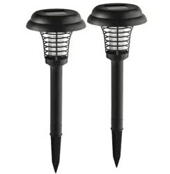 Brookstone Solar-Powered ABS Bug Zapper - 2 pk