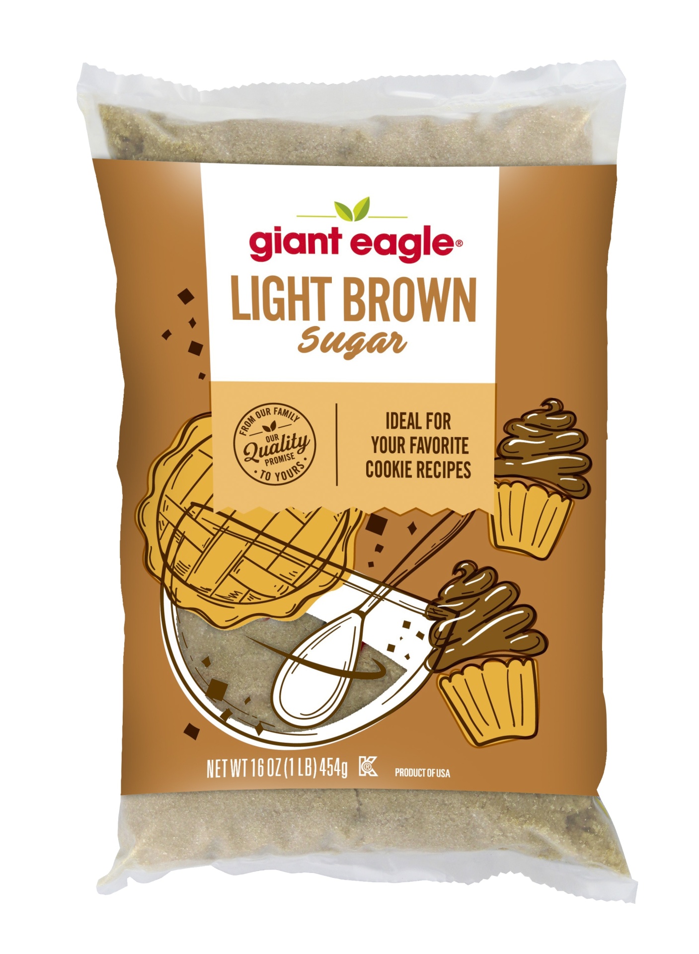 slide 1 of 1, Giant Eagle Light Brown Sugar, 16 oz