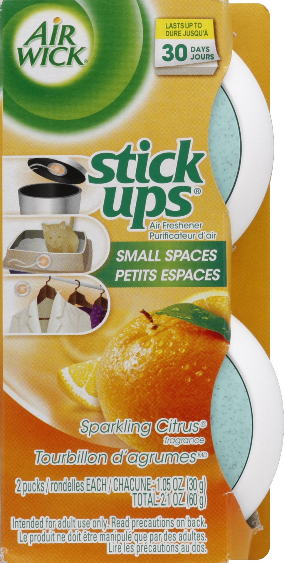 slide 1 of 3, Air Wick Airwick Citrus Stickup Air Frshener, 2 ct