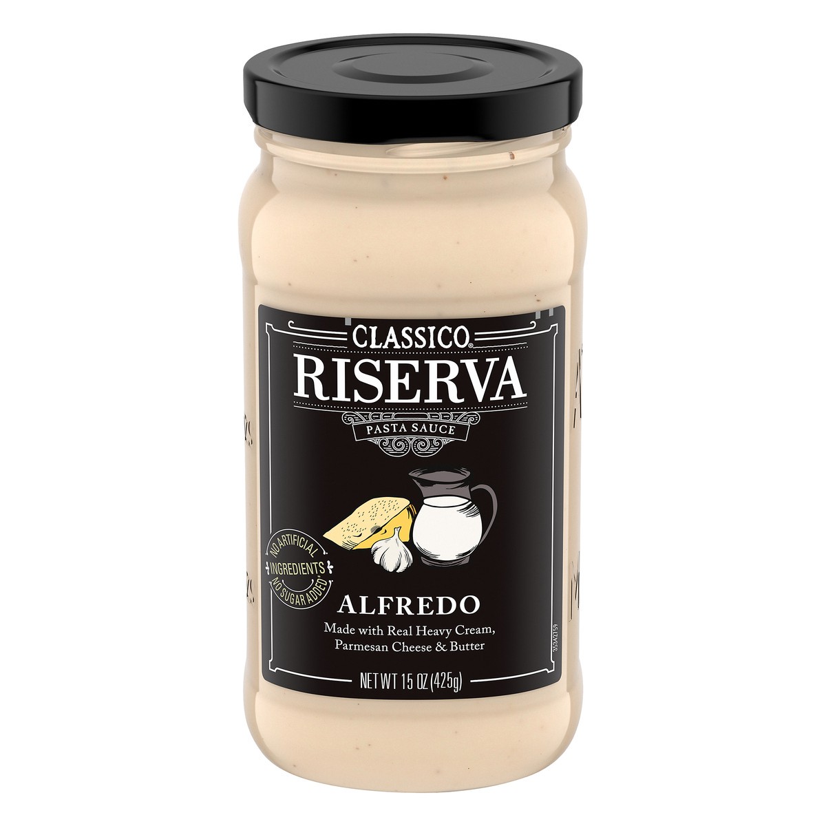 slide 9 of 14, Classico Riserva Alfredo Pasta Sauce, 15 oz Jar, 15 oz