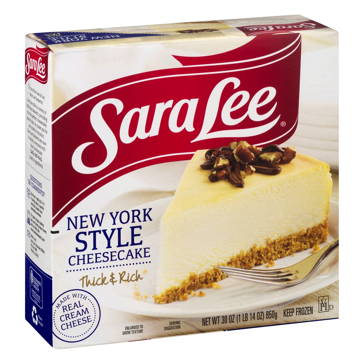 slide 9 of 11, Sara Lee New York Style Cheesecake 7" Classic 30oz, 30 oz